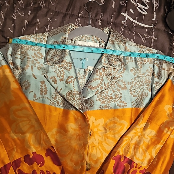 Oscar de la Renta Trench Coat Floral Print AND matching dress - Picture 7 of 8